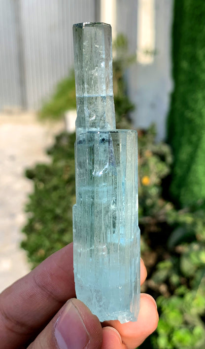 Sky Blue Aquamarine Crystal from Shigar valley Pakistan - 60 grams