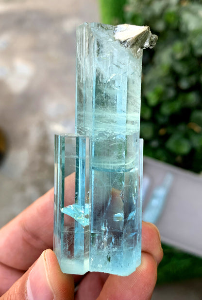 Gemmy Blue Aquamarine Crystal from Shigar valley Pakistan - 65 grams