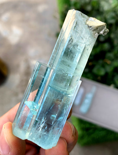 Gemmy Blue Aquamarine Crystal from Shigar valley Pakistan - 65 grams