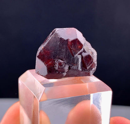 Etched Spessertine Garnet Crystal From Pakistan - 12 Grams