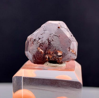 Etched Spessertine Garnet Crystal From Pakistan - 12 Grams