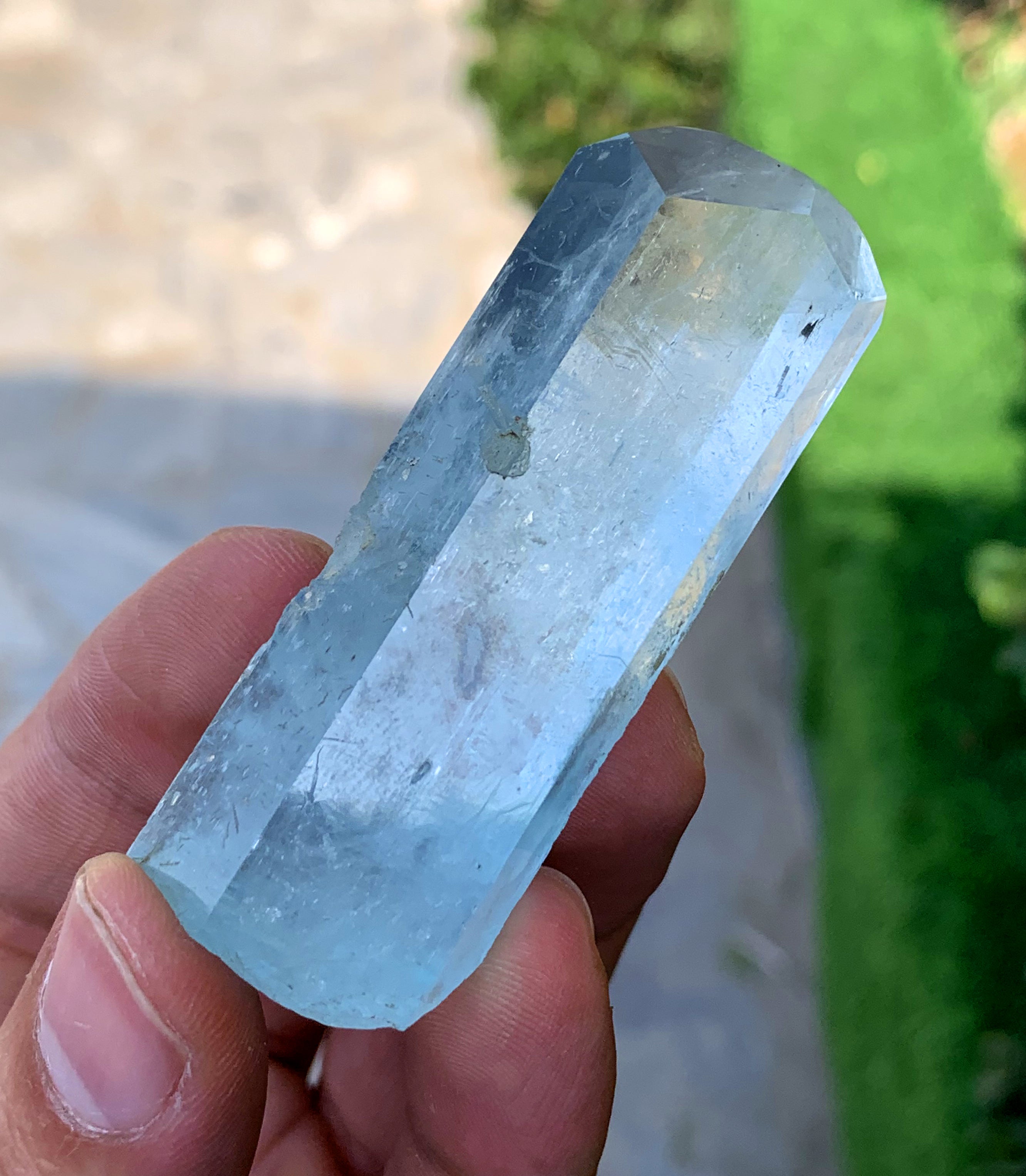 Sky Blue Aquamarine Crystal from Shigar valley Pakistan - 47 grams