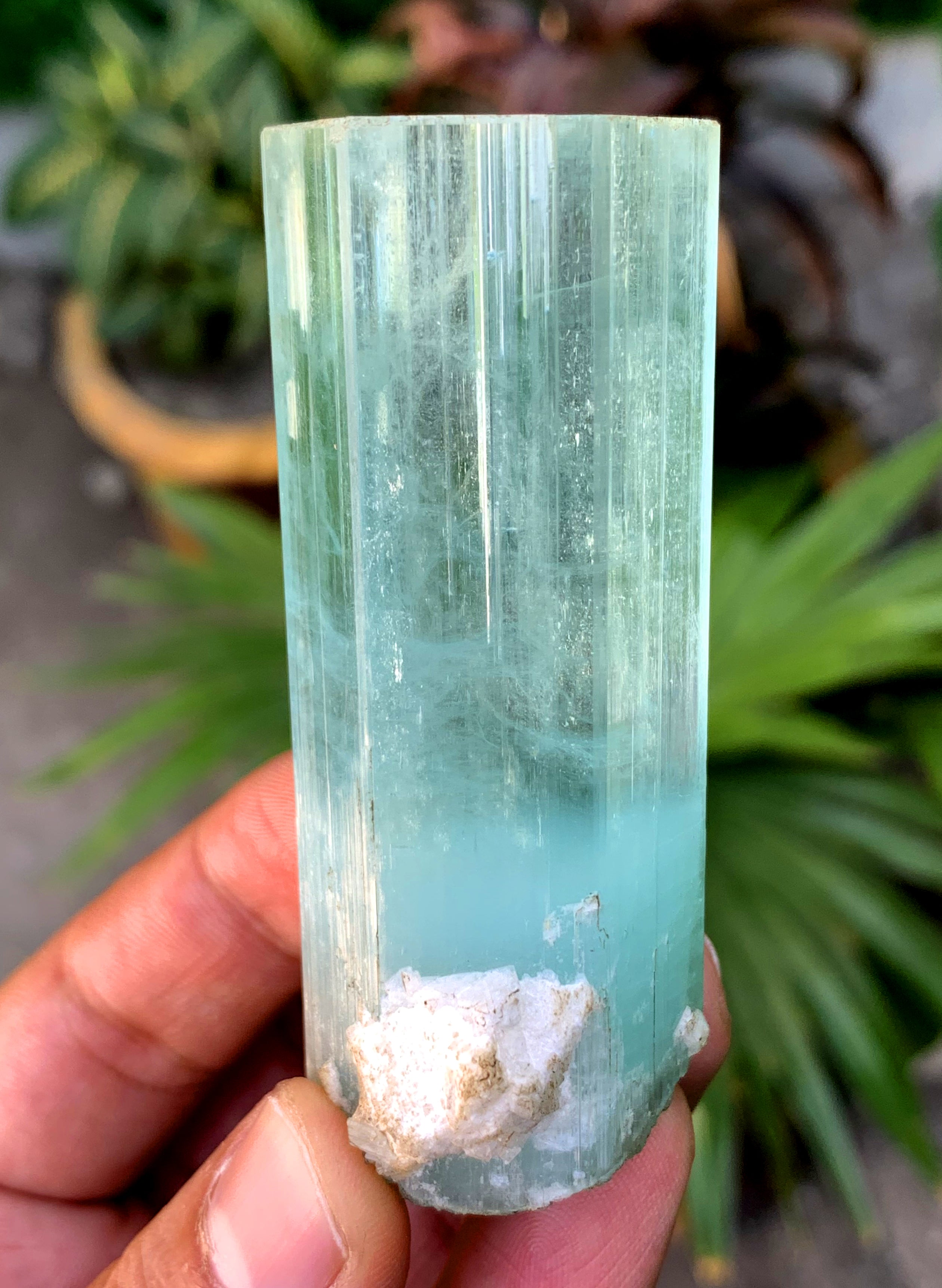 Sky Blue Aquamarine Crystal from Shigar valley Pakistan - 106 grams