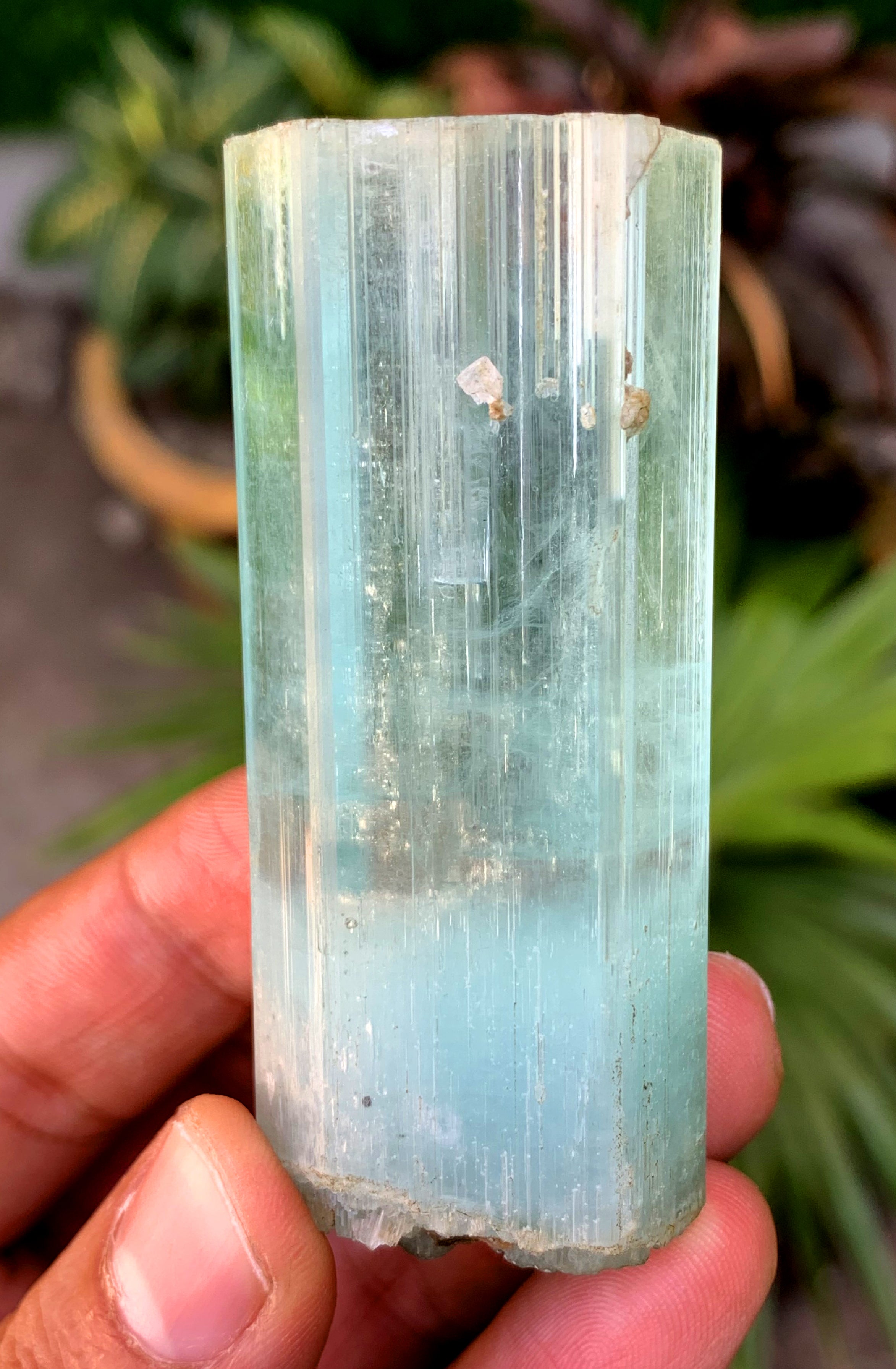 Sky Blue Aquamarine Crystal from Shigar valley Pakistan - 106 grams
