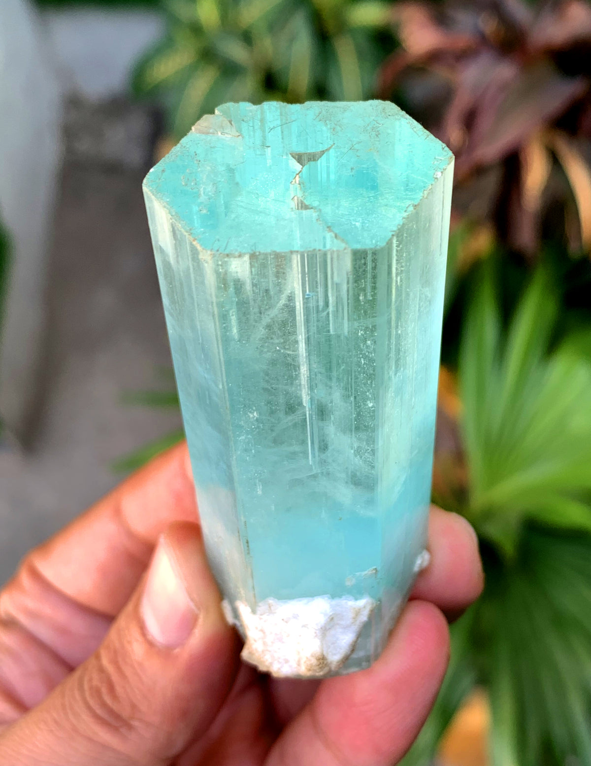 Sky Blue Aquamarine Crystal from Shigar valley Pakistan - 106 grams