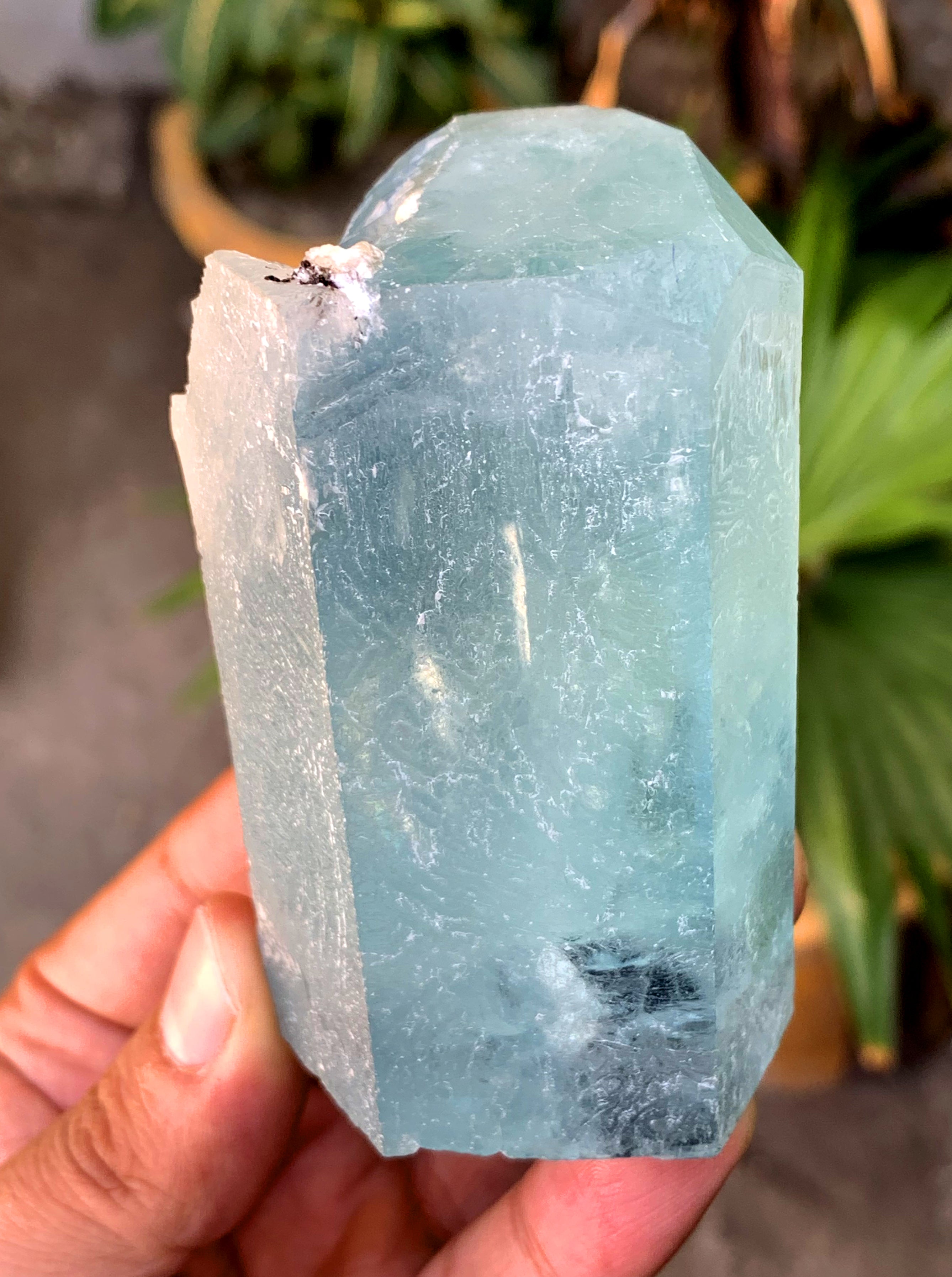 Sky Blue Aquamarine Crystal from Shigar valley Pakistan - 309 grams