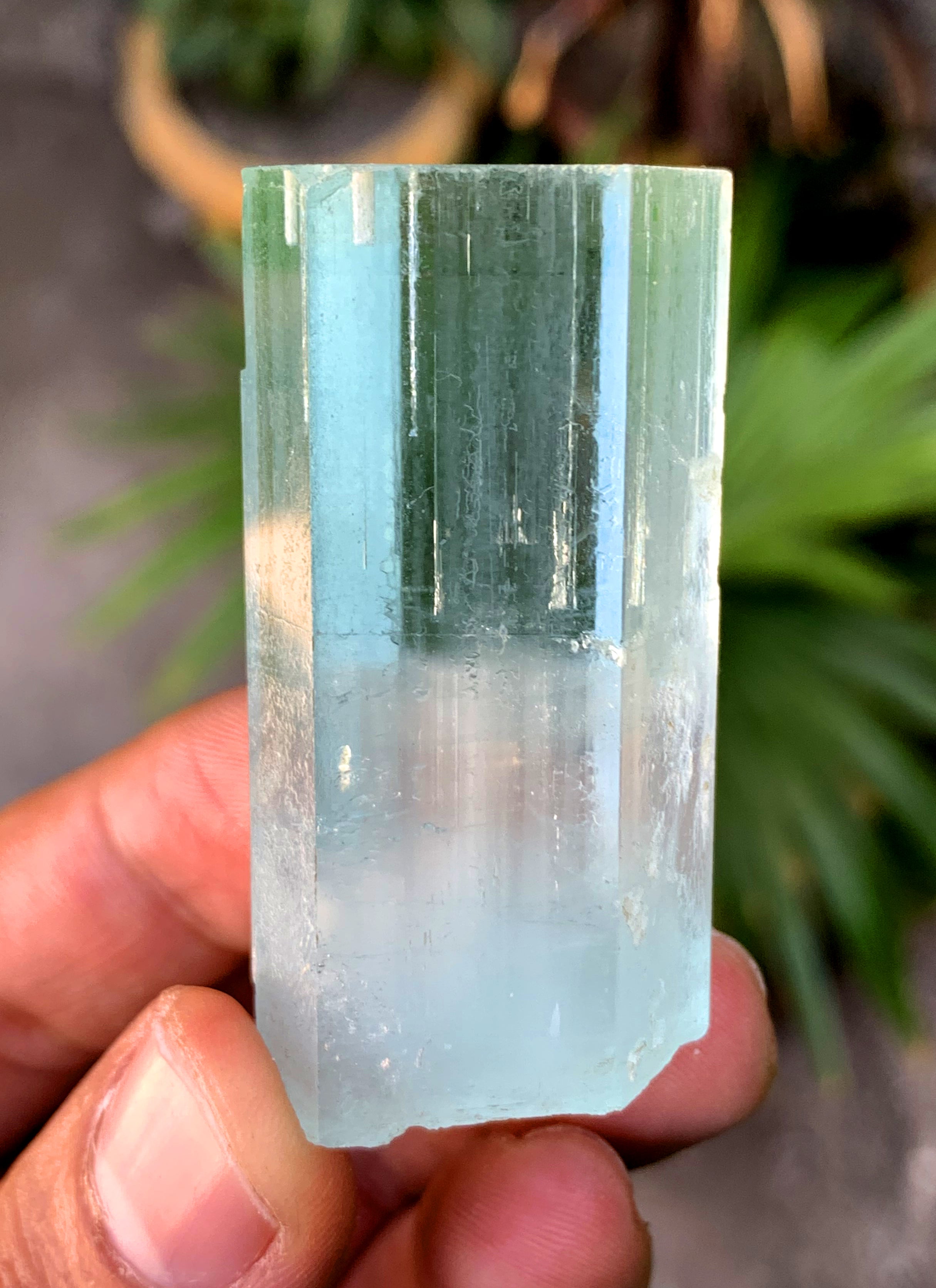 Gemmy Blue Aquamarine Crystal from Shigar valley Pakistan - 52 grams