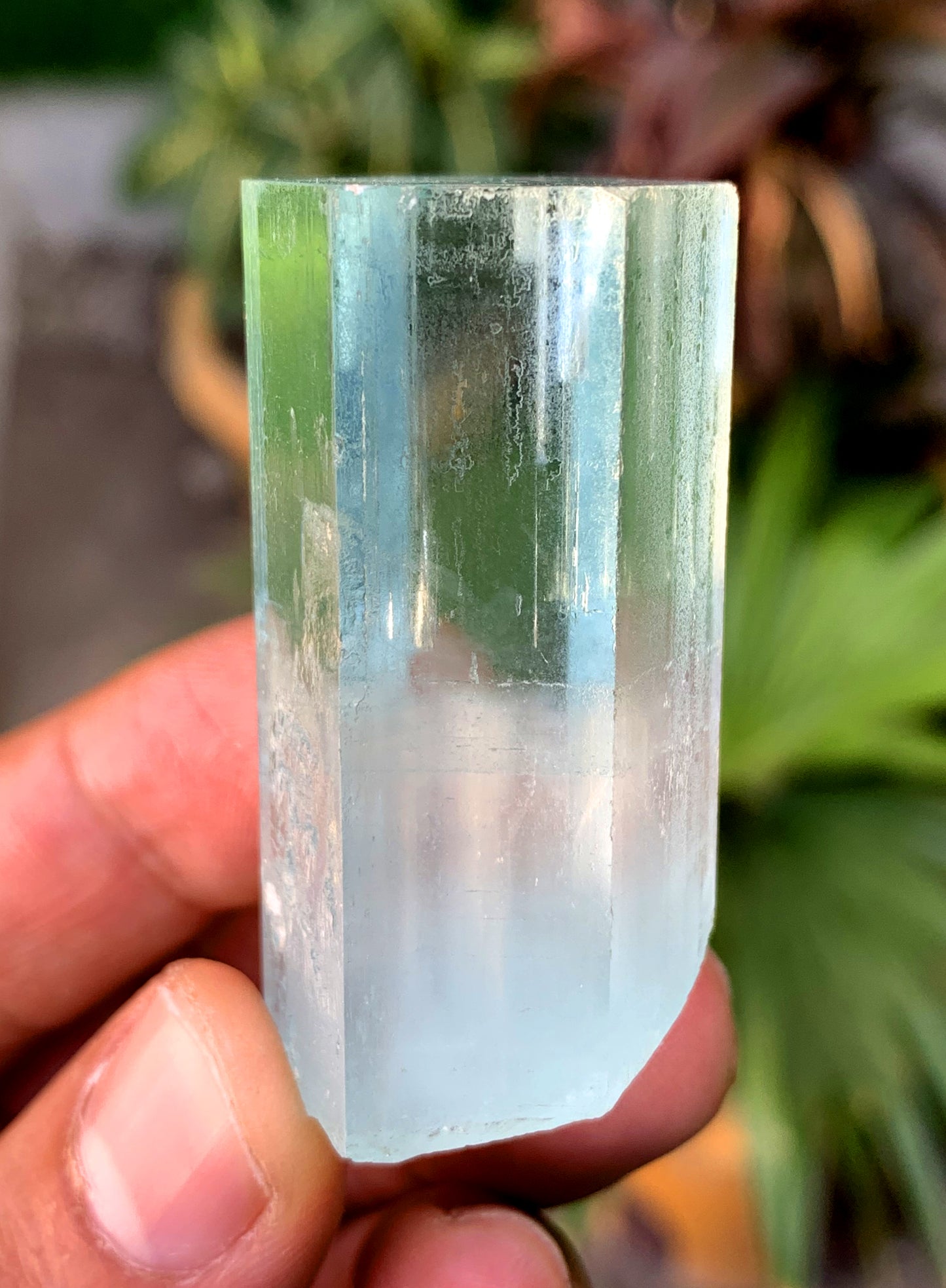 Gemmy Blue Aquamarine Crystal from Shigar valley Pakistan - 52 grams