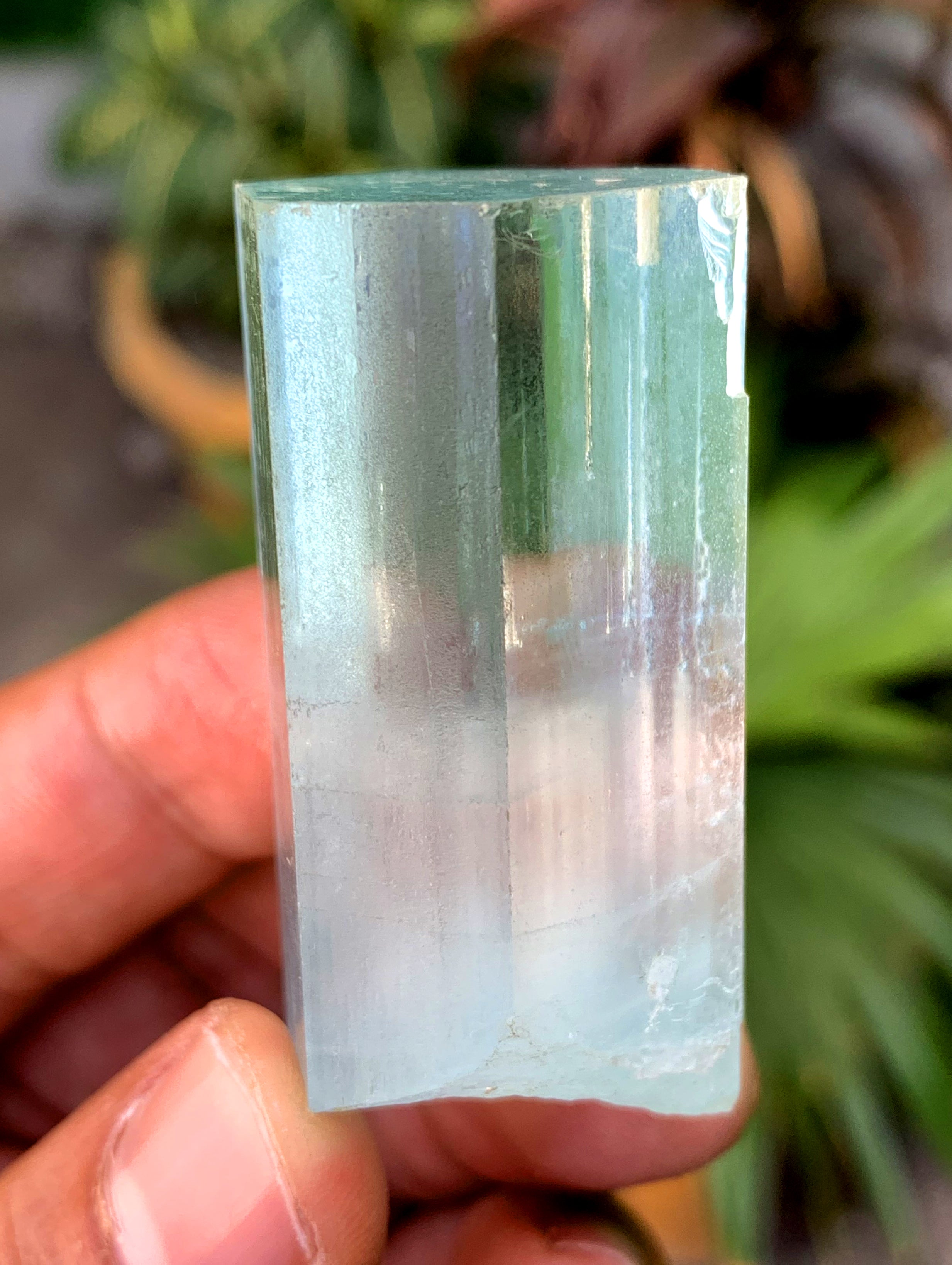 Gemmy Blue Aquamarine Crystal from Shigar valley Pakistan - 52 grams