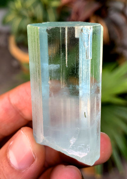 Gemmy Blue Aquamarine Crystal from Shigar valley Pakistan - 52 grams