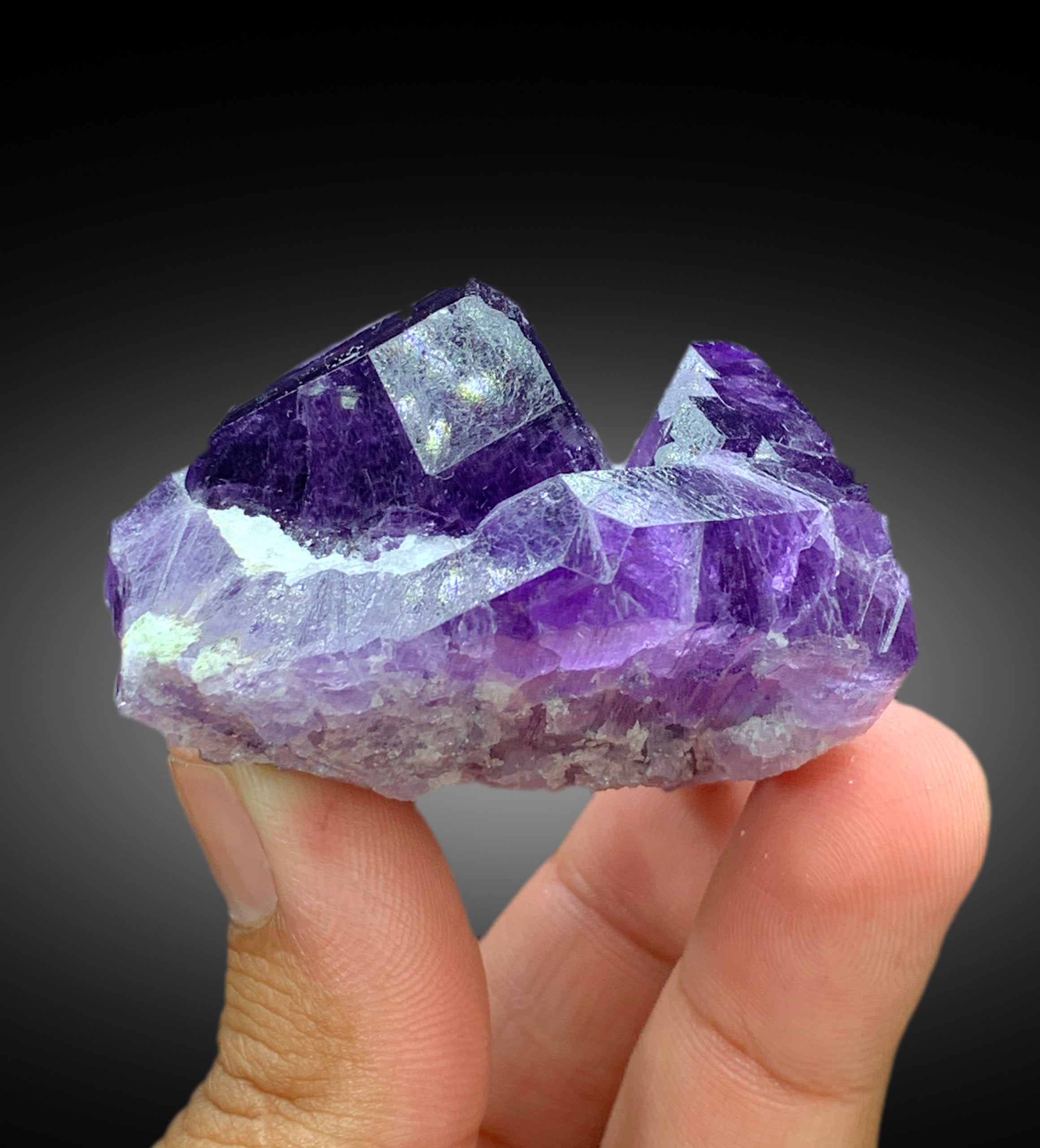 Rich Purple Color Scapolite Specimen, Scapolite Crystals, Raw Mineral, Scapolite from Badakhshan Afghanistan - 118 gram