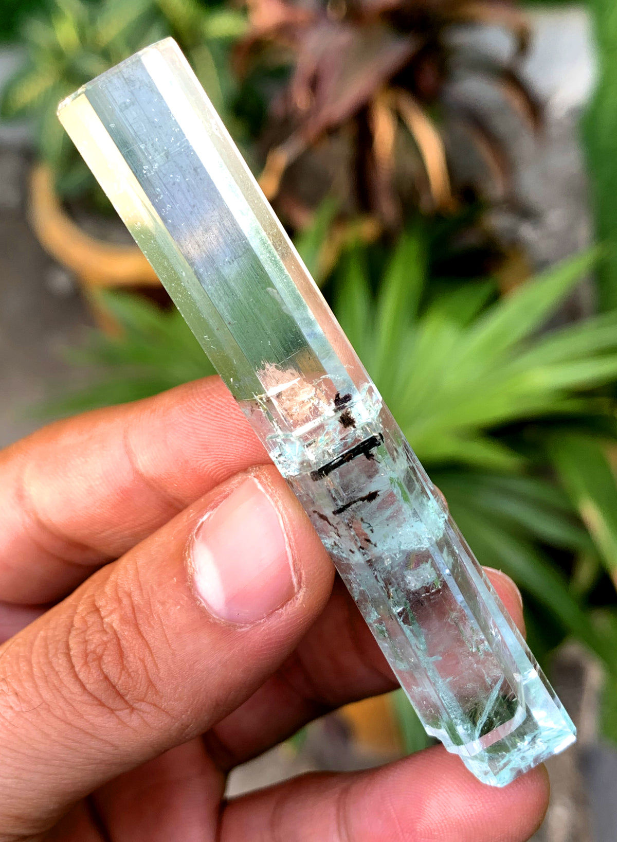 Gemmy Blue Aquamarine Crystal from Shigar valley Pakistan - 22 grams