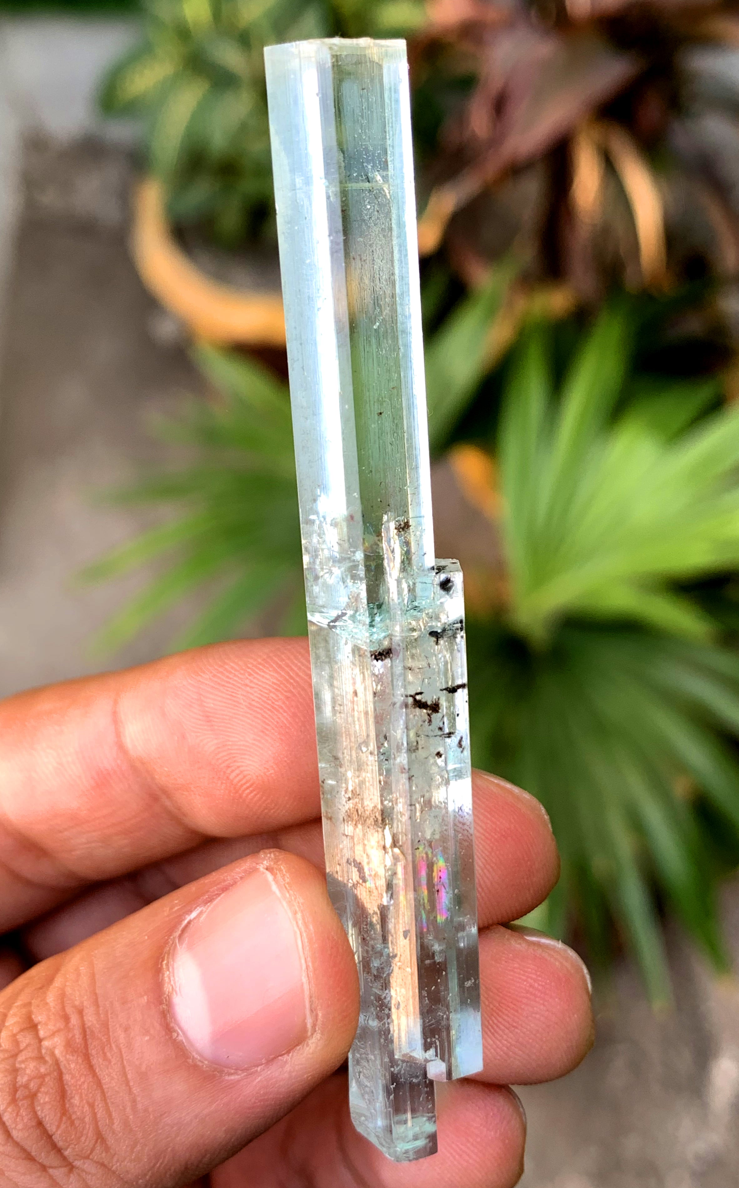 Gemmy Blue Aquamarine Crystal from Shigar valley Pakistan - 22 grams