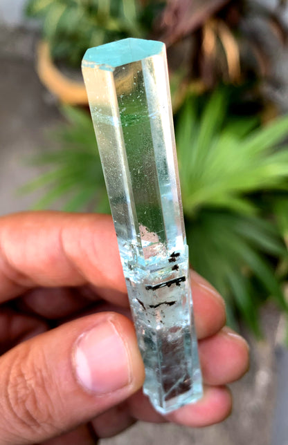 Gemmy Blue Aquamarine Crystal from Shigar valley Pakistan - 22 grams