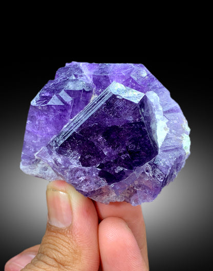 Rich Purple Color Scapolite Specimen, Scapolite Crystals, Raw Mineral, Scapolite from Badakhshan Afghanistan - 118 gram