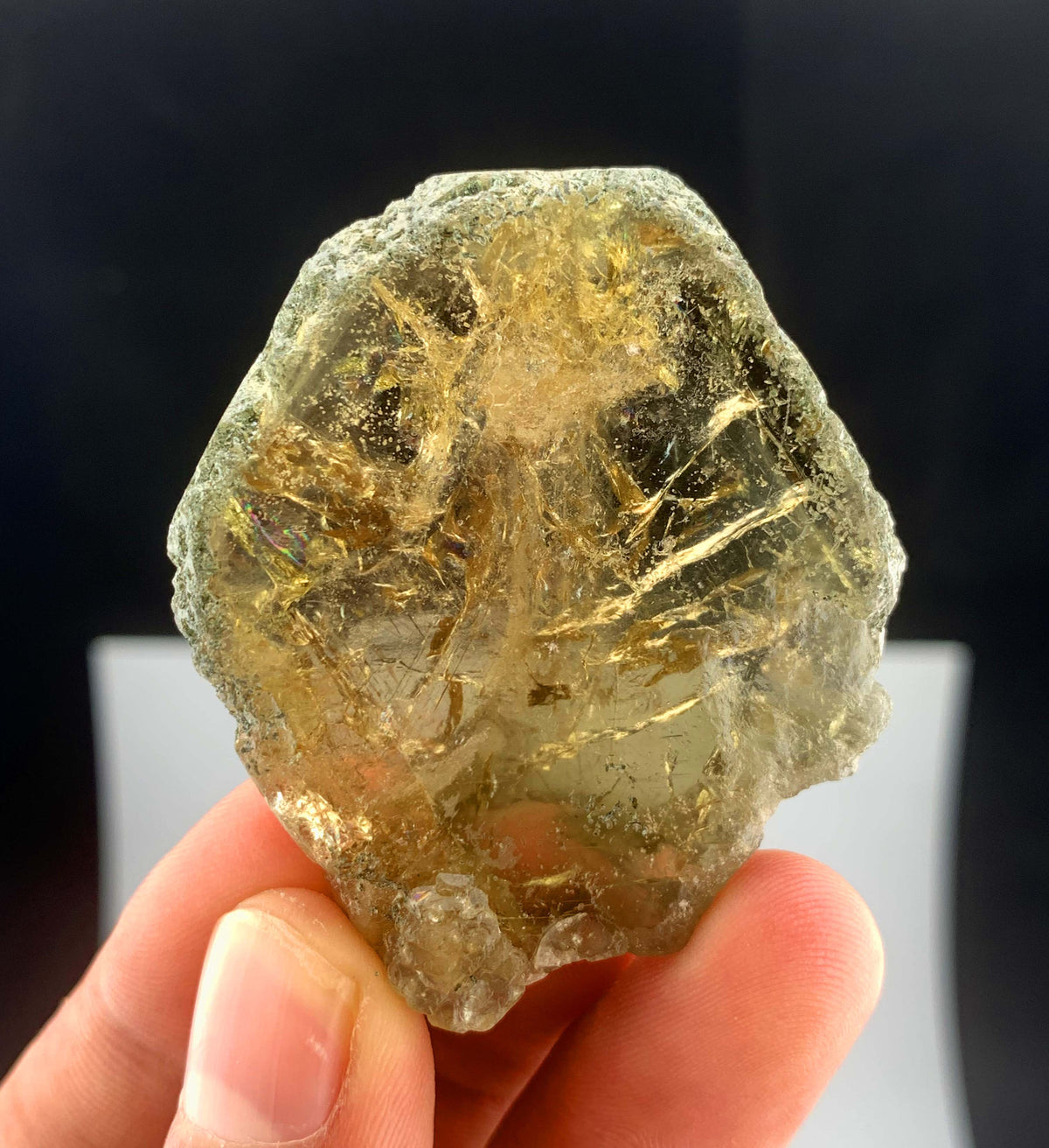Green Sphene Titanite Crystal From Pakistan - 38 Grams