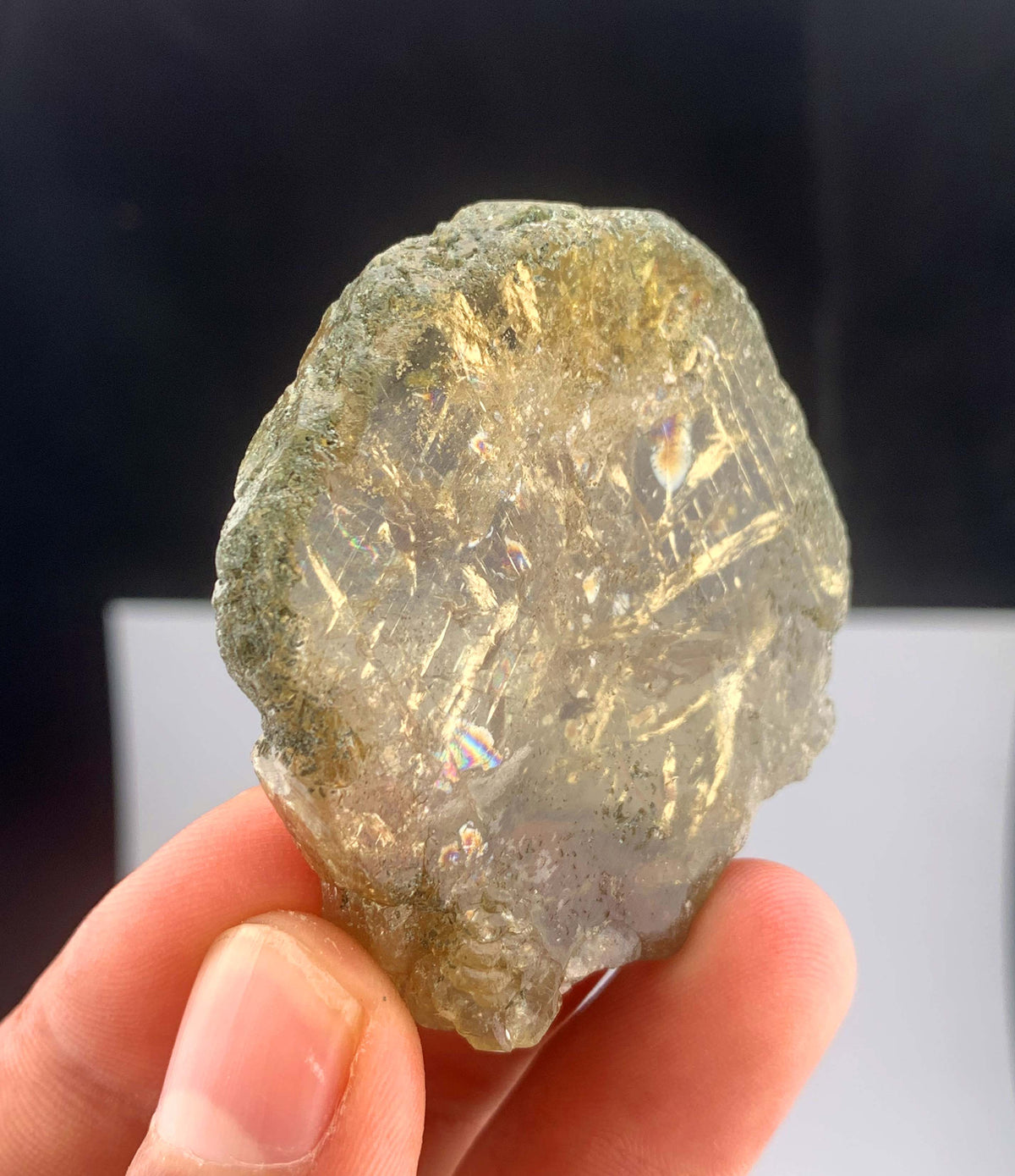 Green Sphene Titanite Crystal From Pakistan - 38 Grams