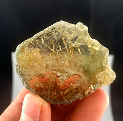 Green Sphene Titanite Crystal From Pakistan - 38 Grams
