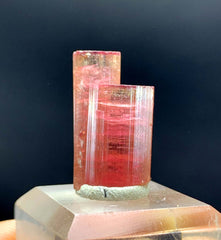 Natural Bicolor Tourmaline Crystal from Paprok Afghanistan - 26.40 carats