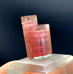 Natural Bicolor Tourmaline Crystal from Paprok Afghanistan - 26.40 carats