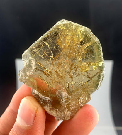 Green Sphene Titanite Crystal From Pakistan - 38 Grams