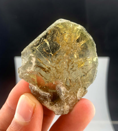Green Sphene Titanite Crystal From Pakistan - 38 Grams