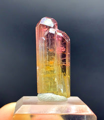 Natural Bicolor Tourmaline Crystal from Paprok Afghanistan - 26.45 carats