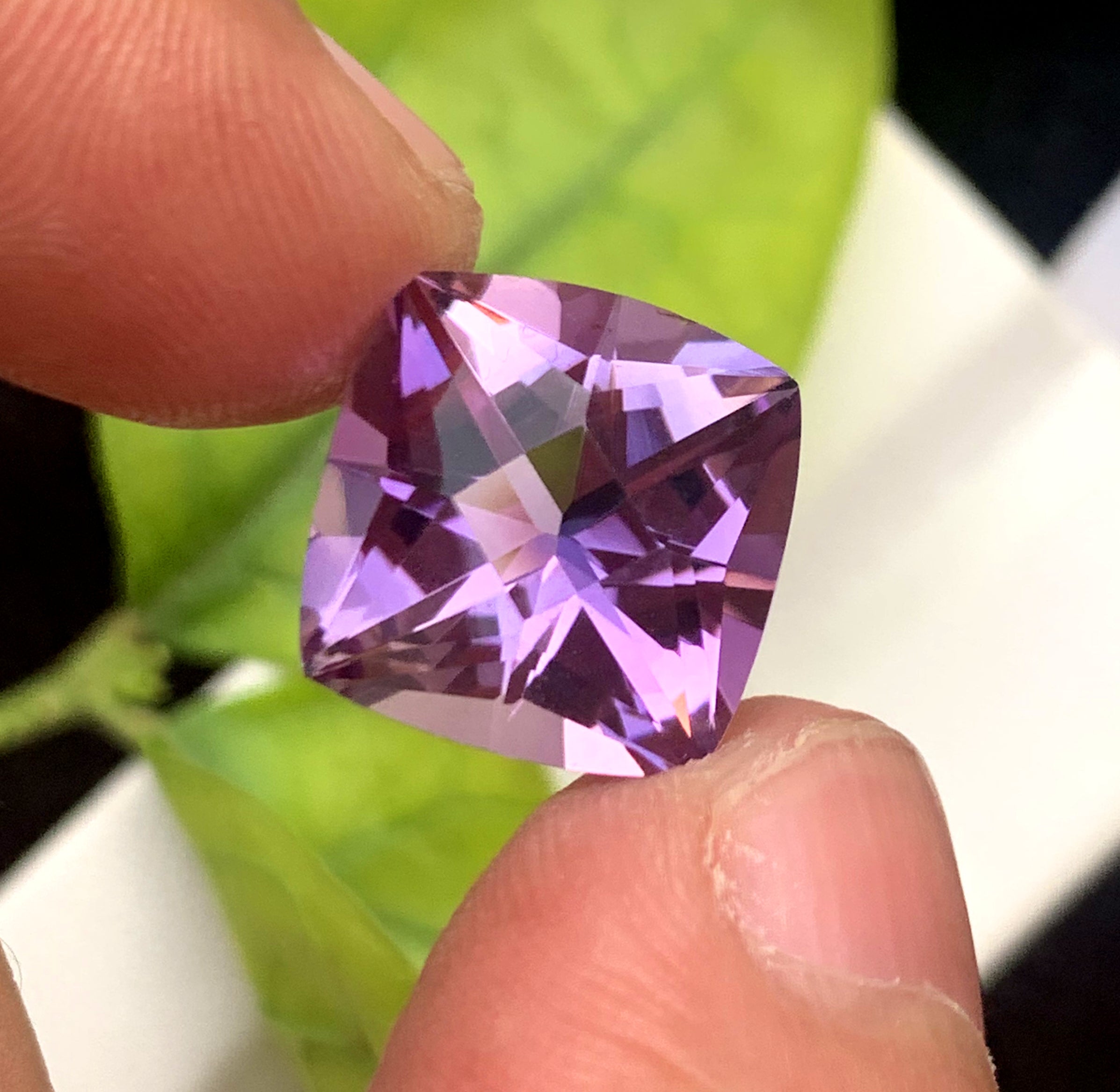 Natural Purple Color Amethyst Gemstone, Loose Gemstone, Amethyst Faceted Cut Stone for Jewelry Making - 8.95 CT