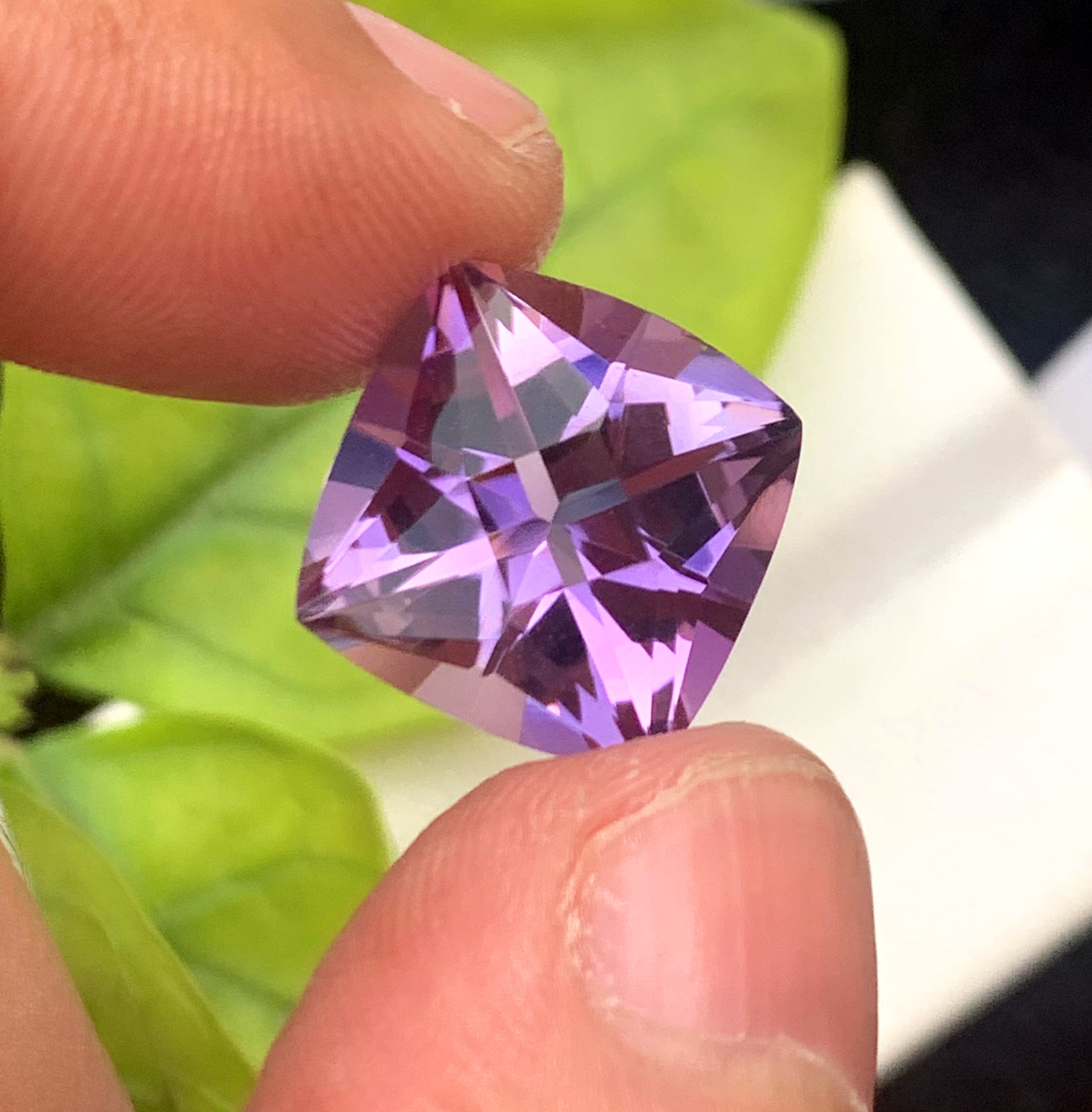 Natural Purple Color Amethyst Gemstone, Loose Gemstone, Amethyst Faceted Cut Stone for Jewelry Making - 8.95 CT