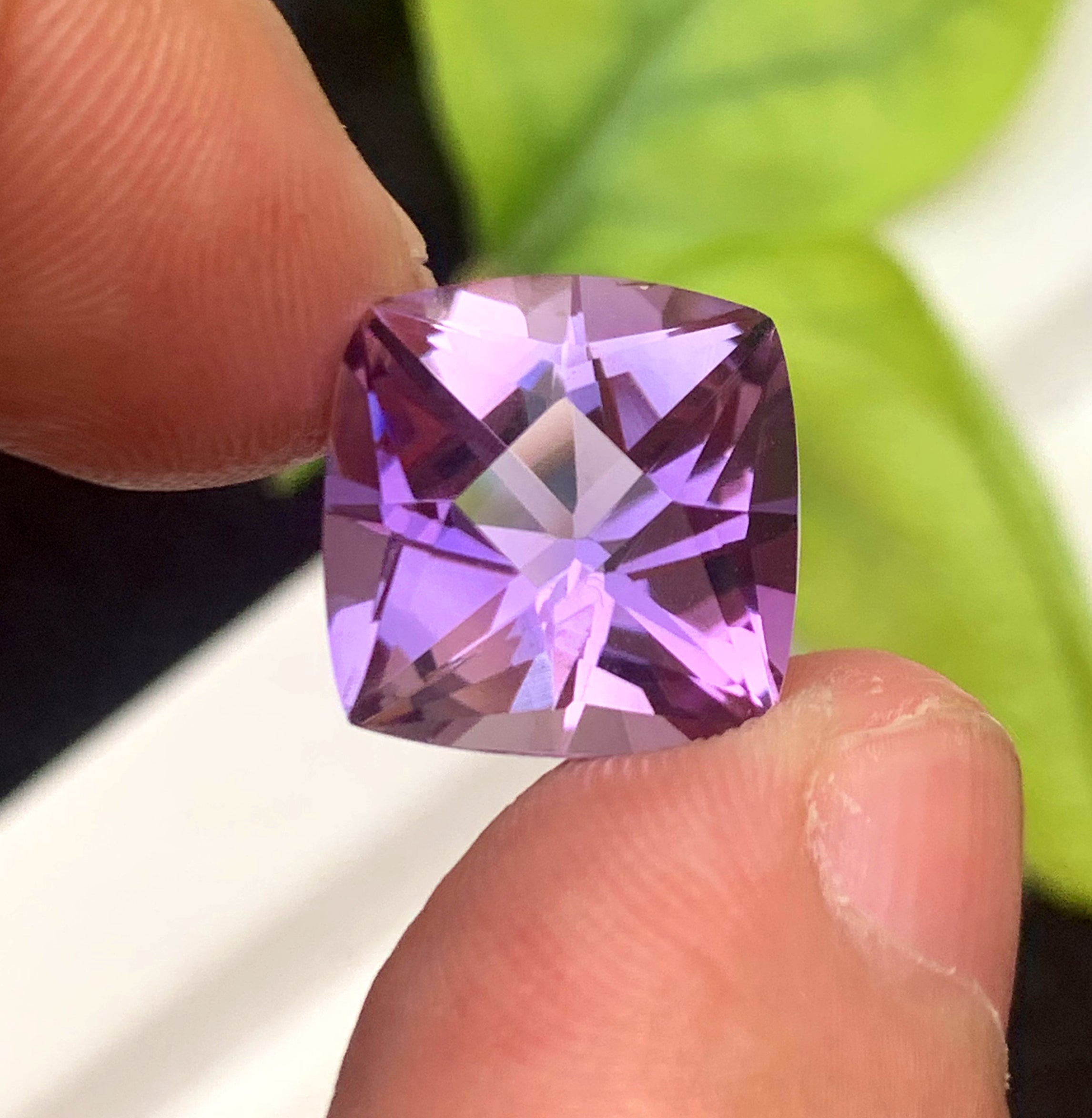 Natural Purple Color Amethyst Gemstone, Loose Gemstone, Amethyst Faceted Cut Stone for Jewelry Making - 8.95 CT