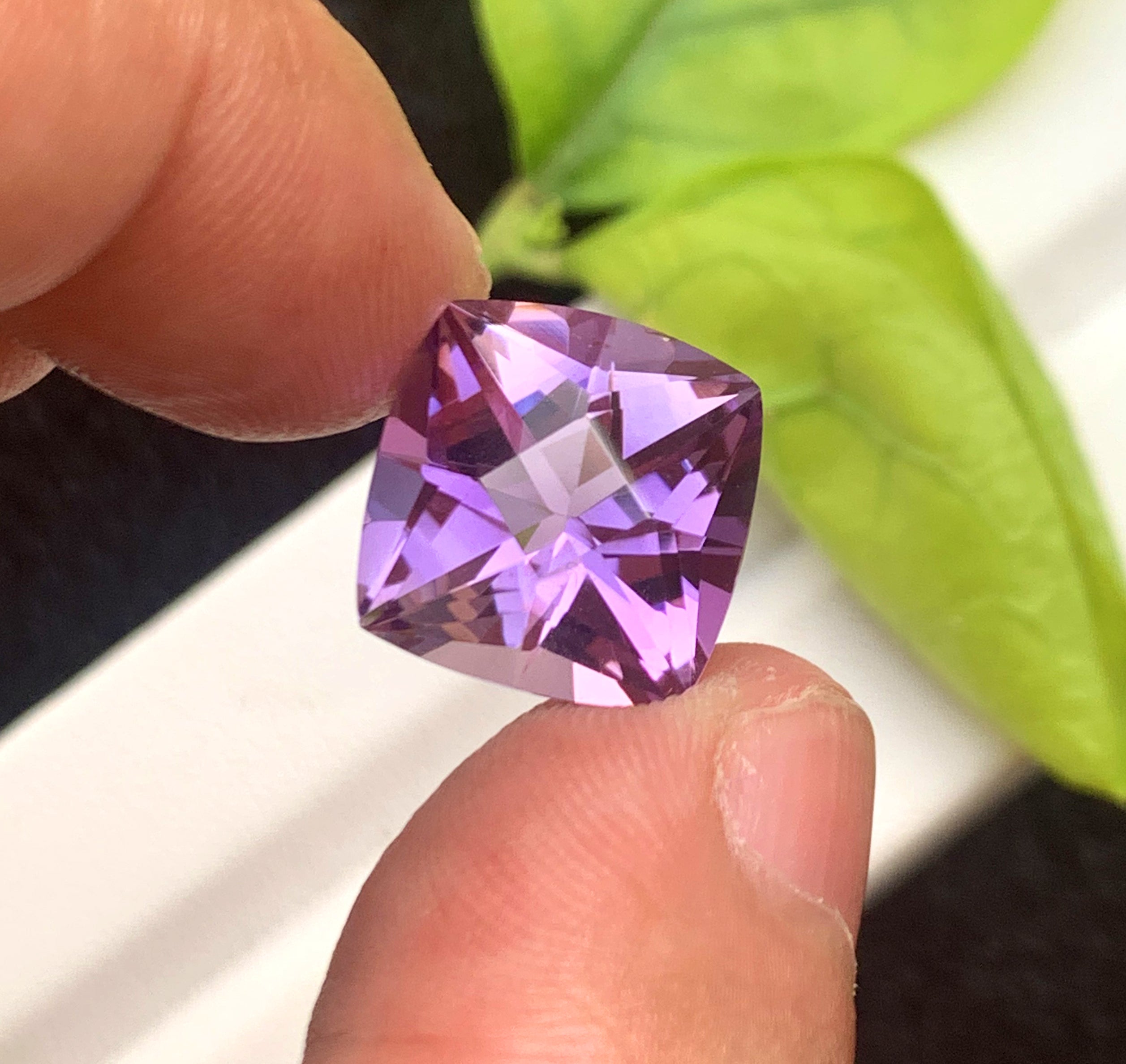 Natural Purple Color Amethyst Gemstone, Loose Gemstone, Amethyst Faceted Cut Stone for Jewelry Making - 8.95 CT