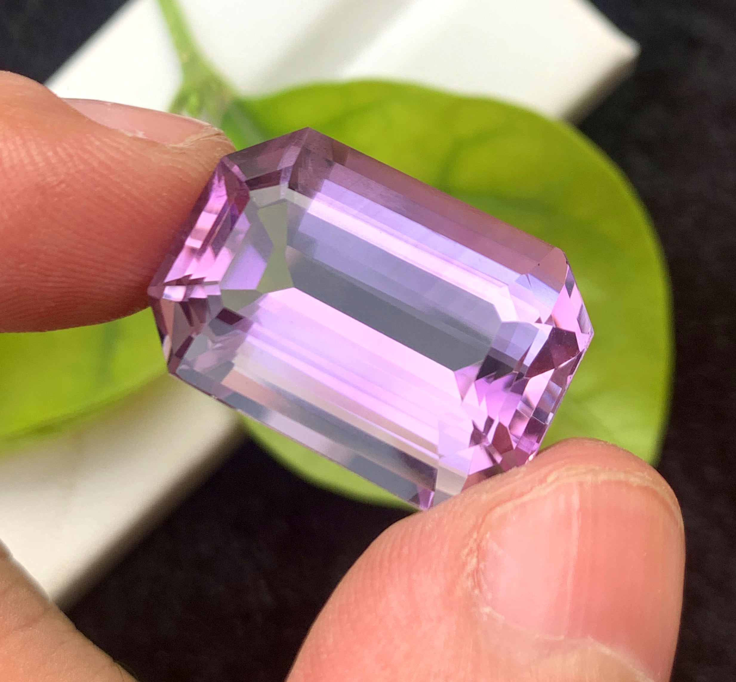 Emerald Cut Purple Amethyst Gemstone, Loose Gemstone, Amethyst Faceted Cut Stone for Jewelry Making, Gemstone Jewelry - 27.90 CT