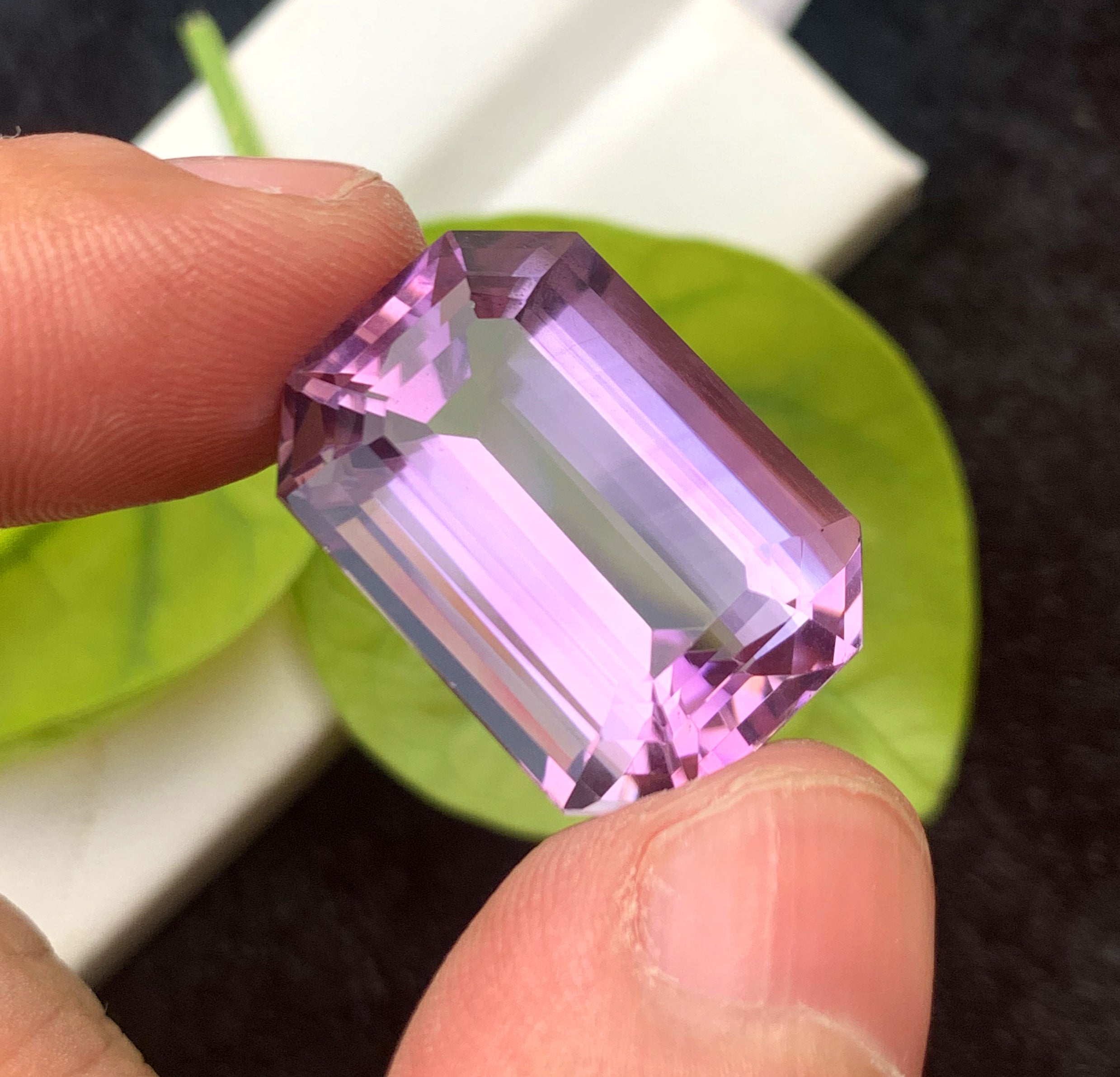 Emerald Cut Purple Amethyst Gemstone, Loose Gemstone, Amethyst Faceted Cut Stone for Jewelry Making, Gemstone Jewelry - 27.90 CT