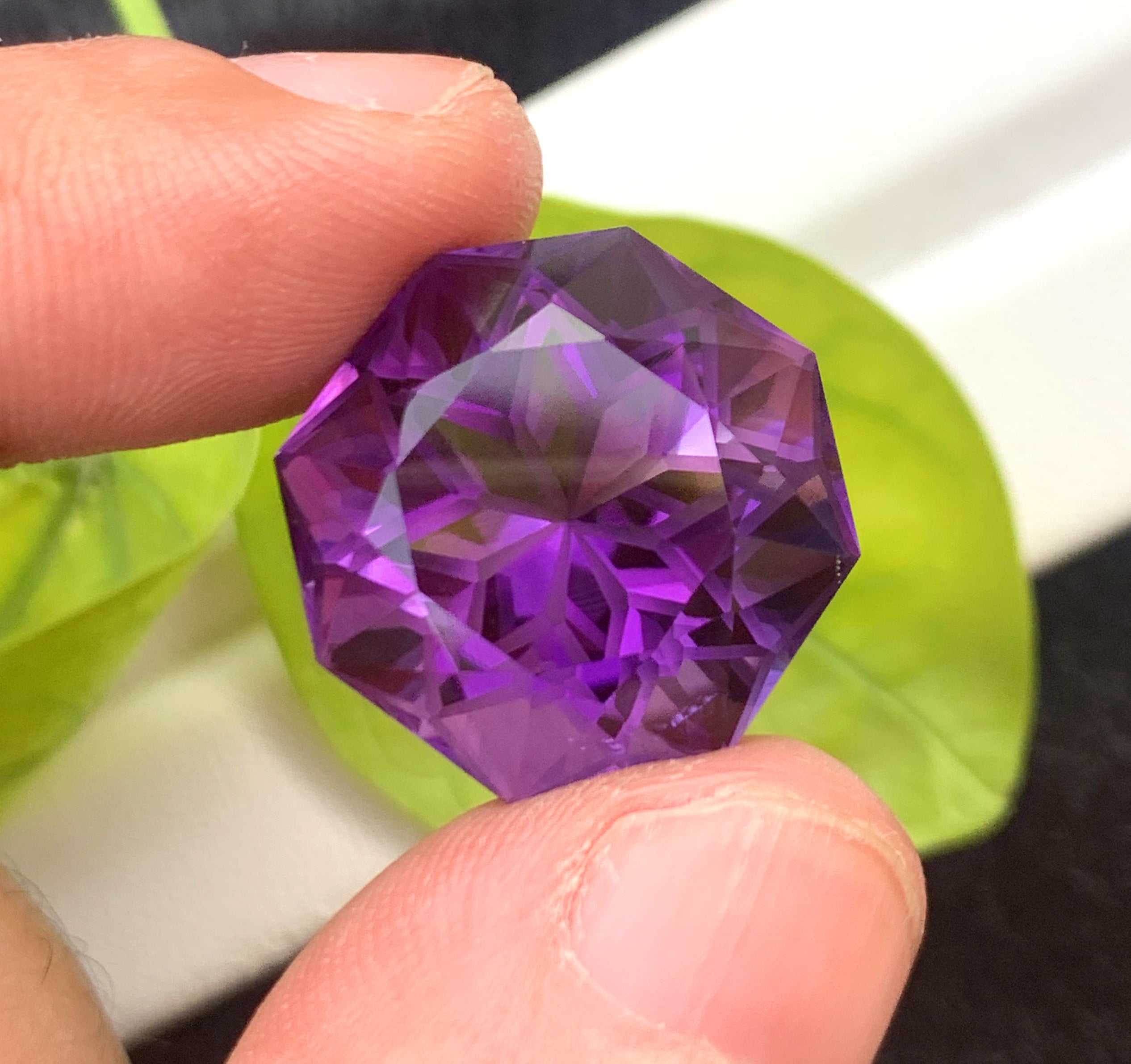 Fancy Cut Purple Amethyst Gemstone, Loose Gemstone, Amethyst Faceted Cut Stone for Jewelry Making, Gemstone Jewelry - 27.55 CT