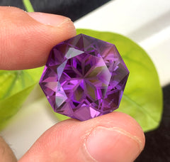 Fancy Cut Purple Amethyst Gemstone, Loose Gemstone, Amethyst Faceted Cut Stone for Jewelry Making, Gemstone Jewelry - 27.55 CT