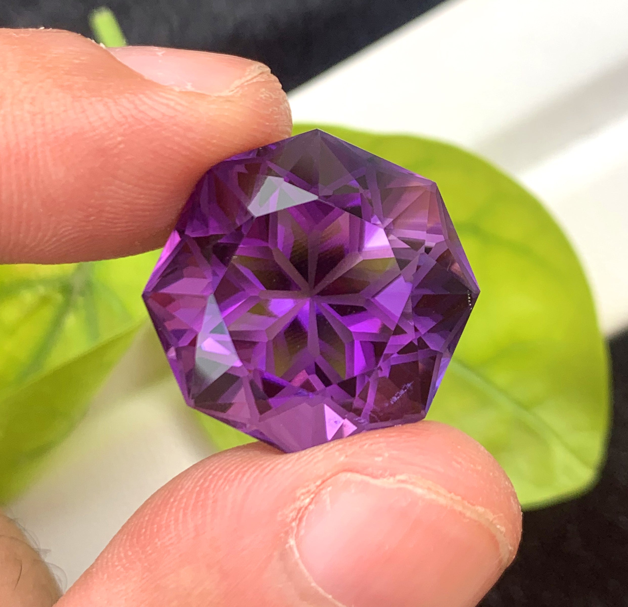 Fancy Cut Purple Amethyst Gemstone, Loose Gemstone, Amethyst Faceted Cut Stone for Jewelry Making, Gemstone Jewelry - 27.55 CT