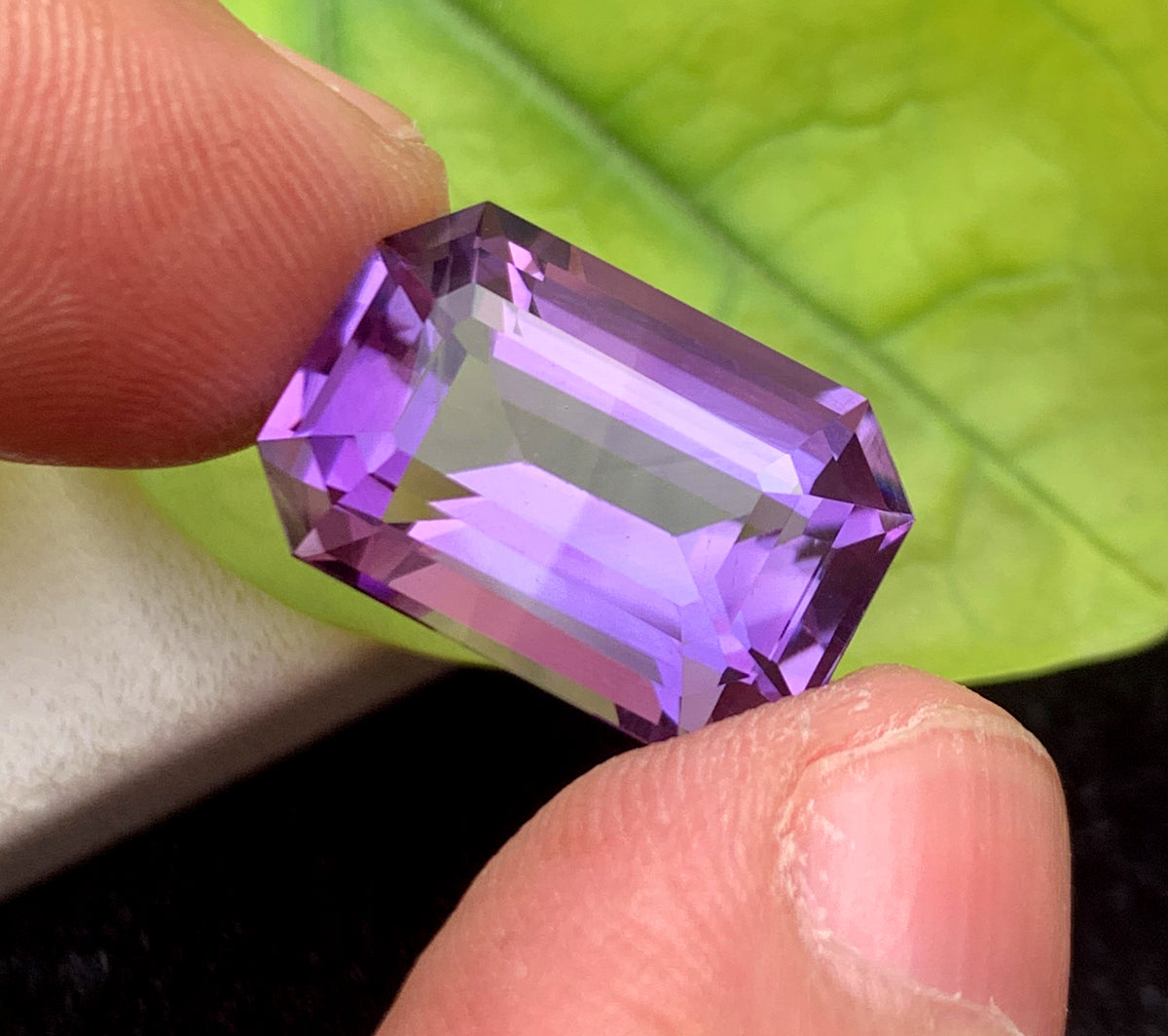 Emerald Cut Purple Amethyst Gemstone, Loose Gemstone, Amethyst Faceted Cut Stone for Jewelry Making, Gemstone Jewelry - 10.05 CT