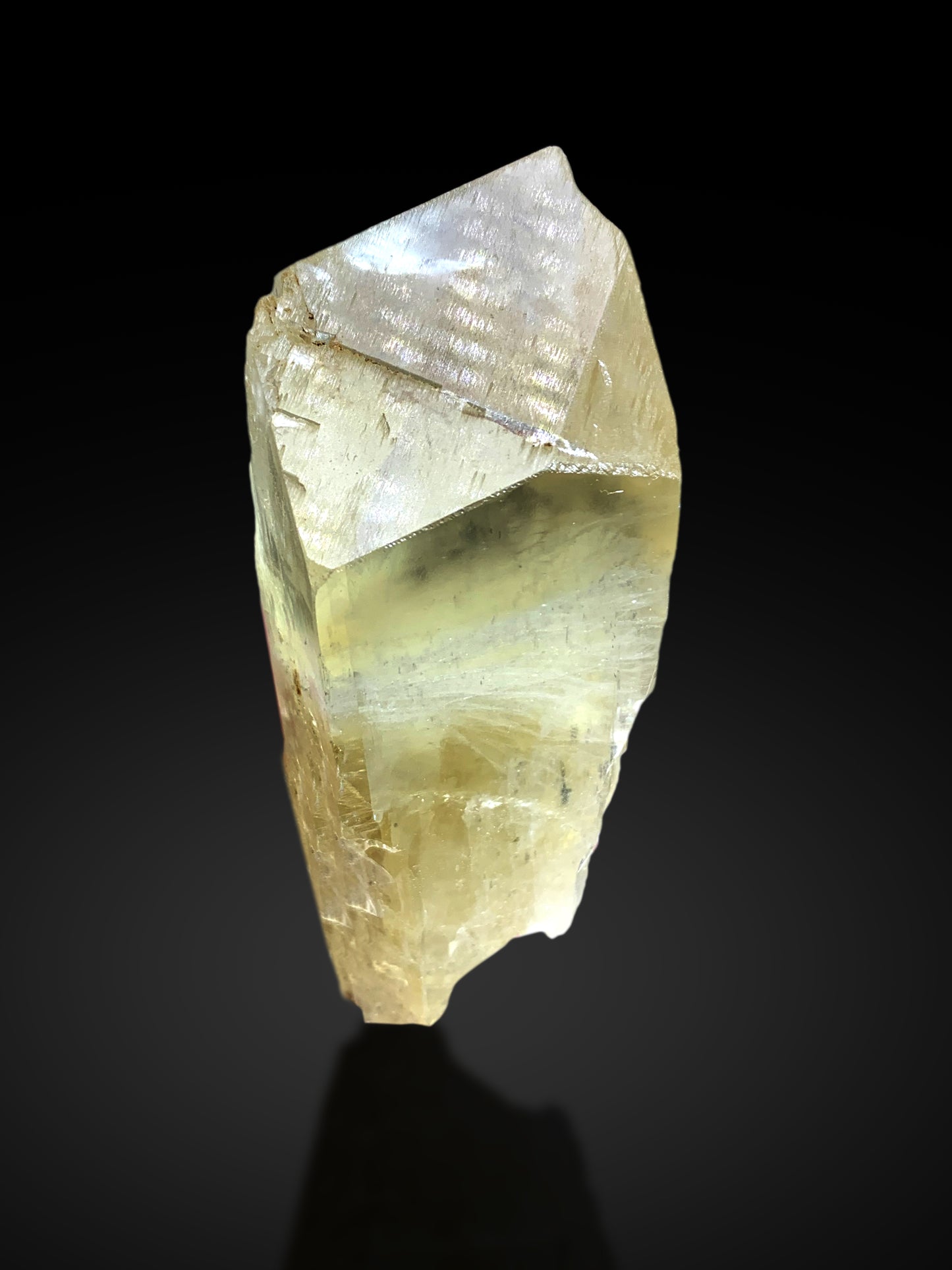Yellow Triphane Kunzite Crystal from Afghanistan - 255 gram