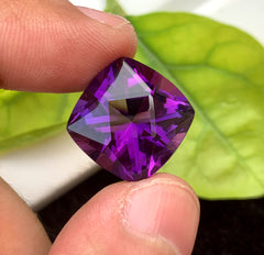 Fancy Cut Purple Amethyst Gemstone, Loose Gemstone - 15.20 CT