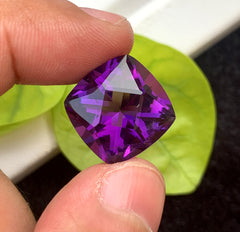 Fancy Cut Purple Amethyst Gemstone, Loose Gemstone - 15.20 CT