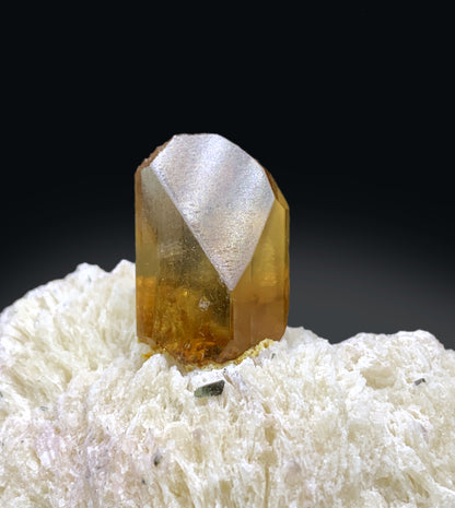 Topaz Crystal on albite from Pakistan - 248 gram