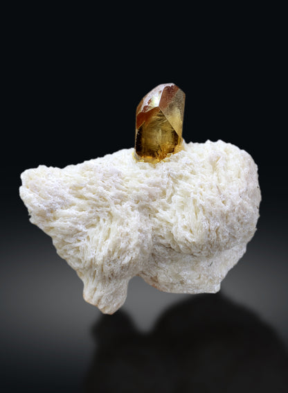 Topaz Crystal on albite from Pakistan - 248 gram