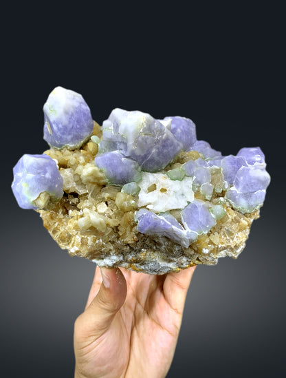 Fluorescent Rare Purple Hackmanite on Phlogopite Mica from Afghanistan - 1654 grams