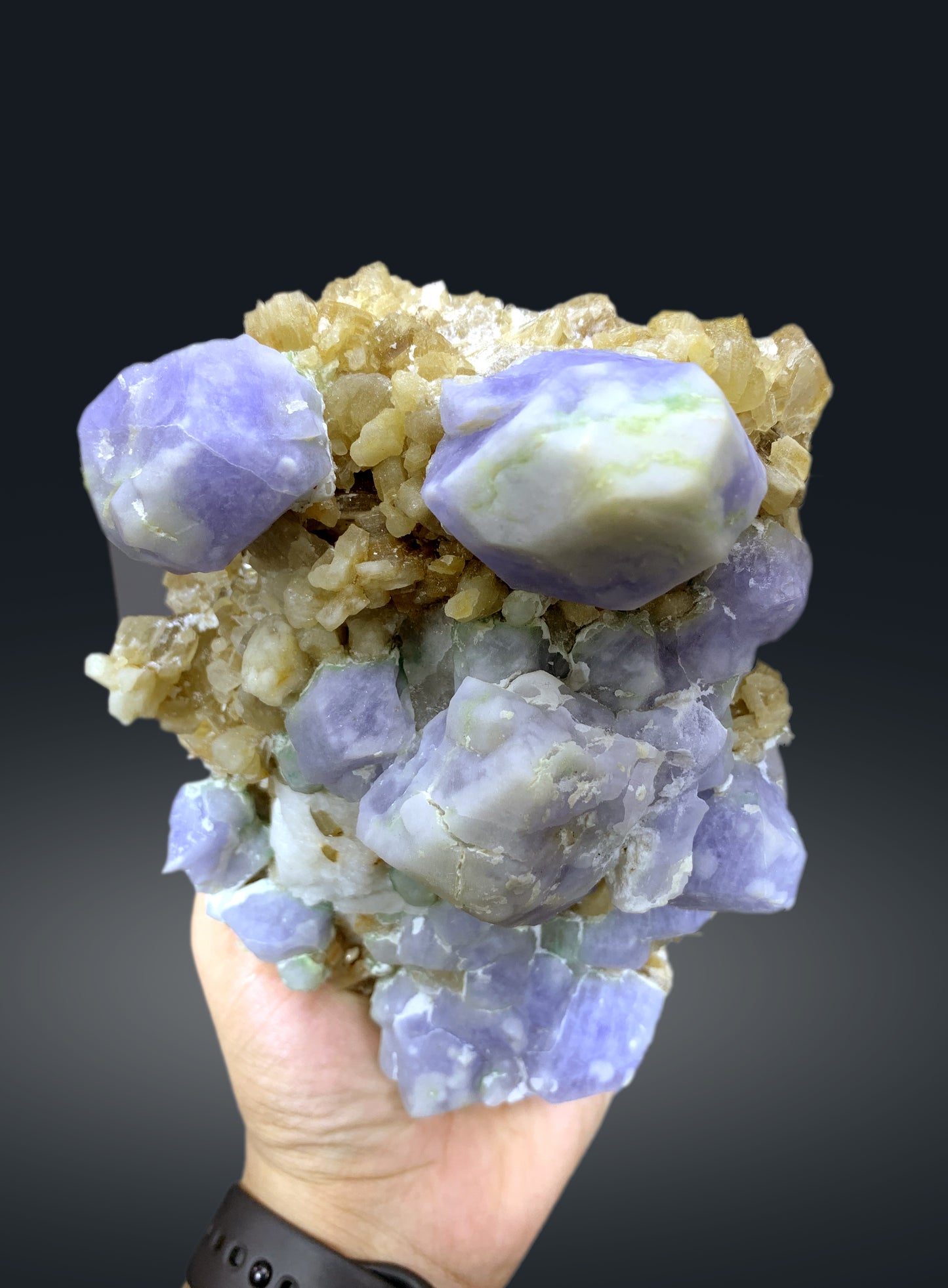 Fluorescent Rare Purple Hackmanite on Phlogopite Mica from Afghanistan - 1654 grams