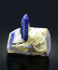 Rare Blue Afghanite on Matrix from Afghanistan - 118 gram