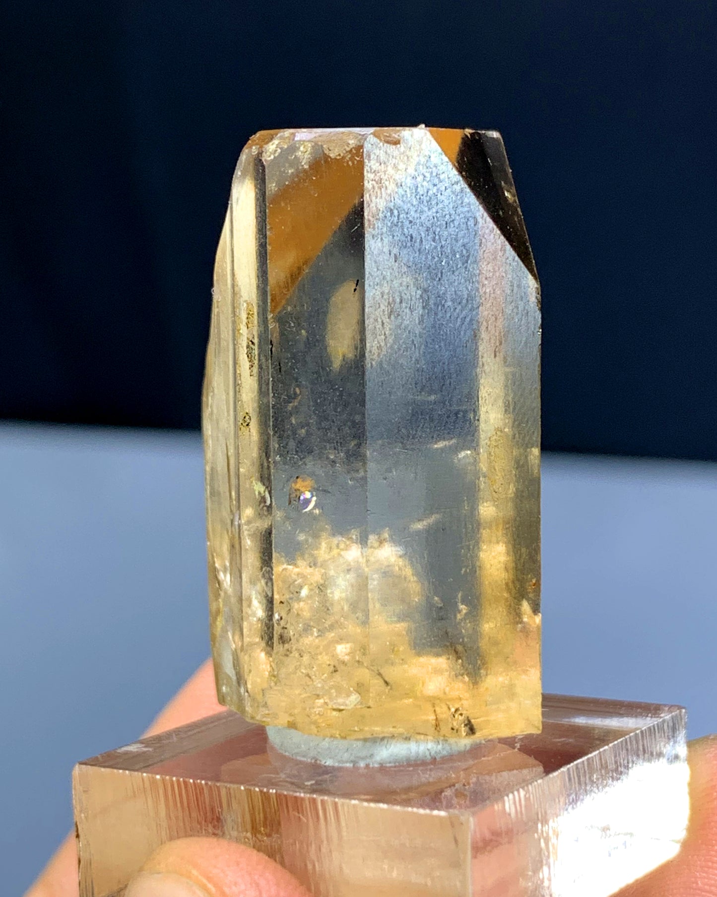 Gem Grade Topaz Crystal from Skardu Pakistan - 23 gram