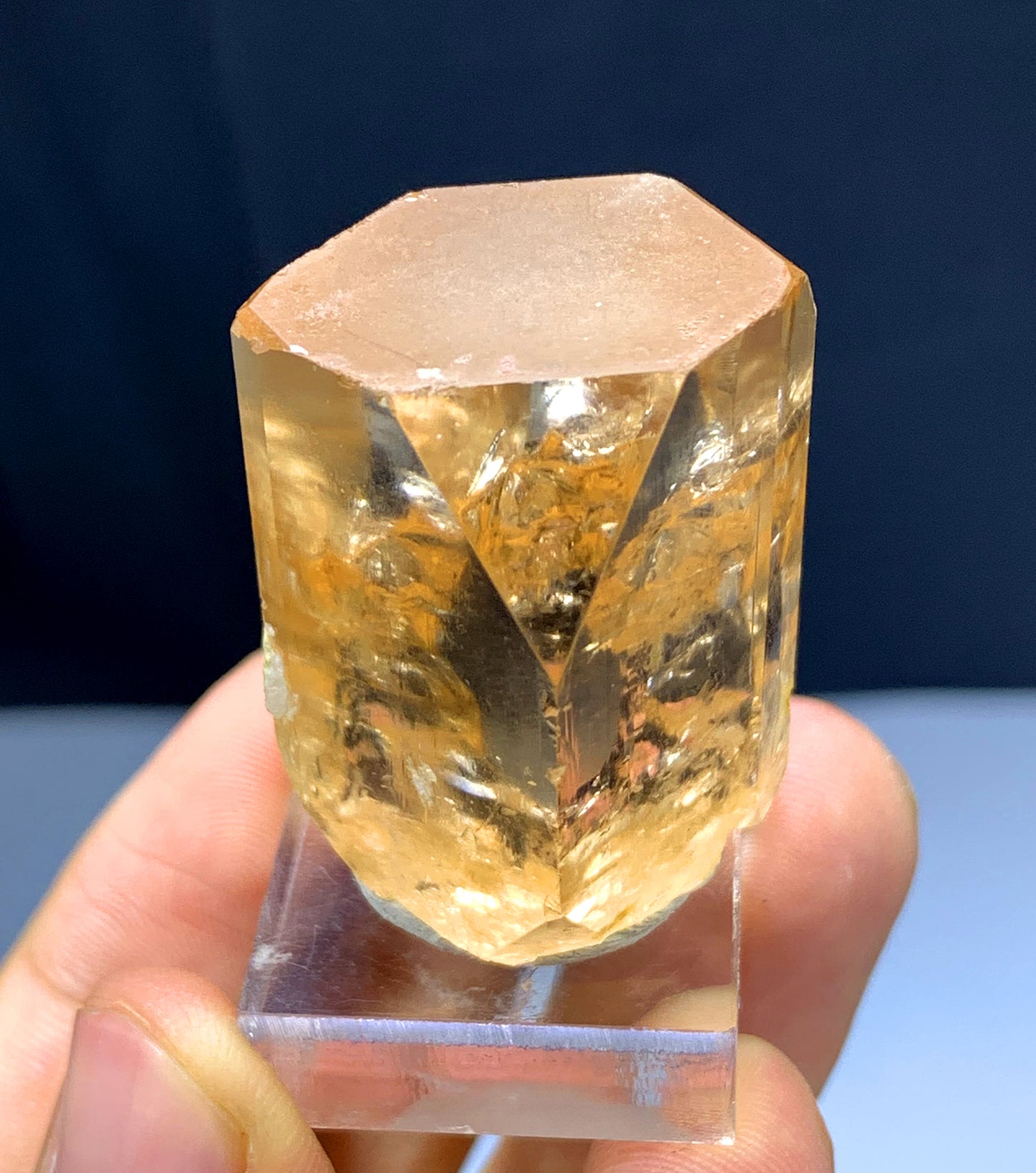 Gem Grade Topaz Crystal from Skardu Pakistan - 46 gram