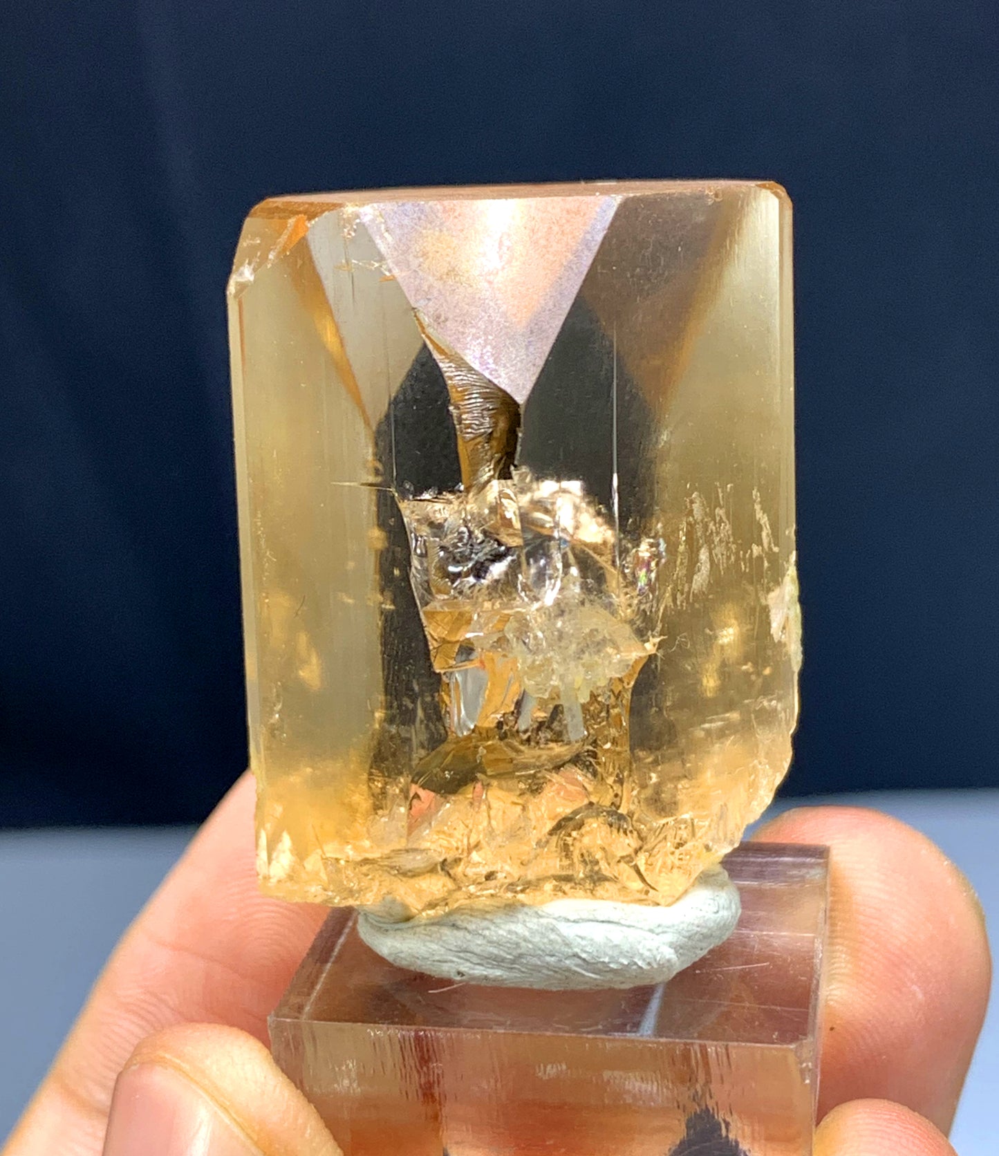 Gem Grade Topaz Crystal from Skardu Pakistan - 46 gram