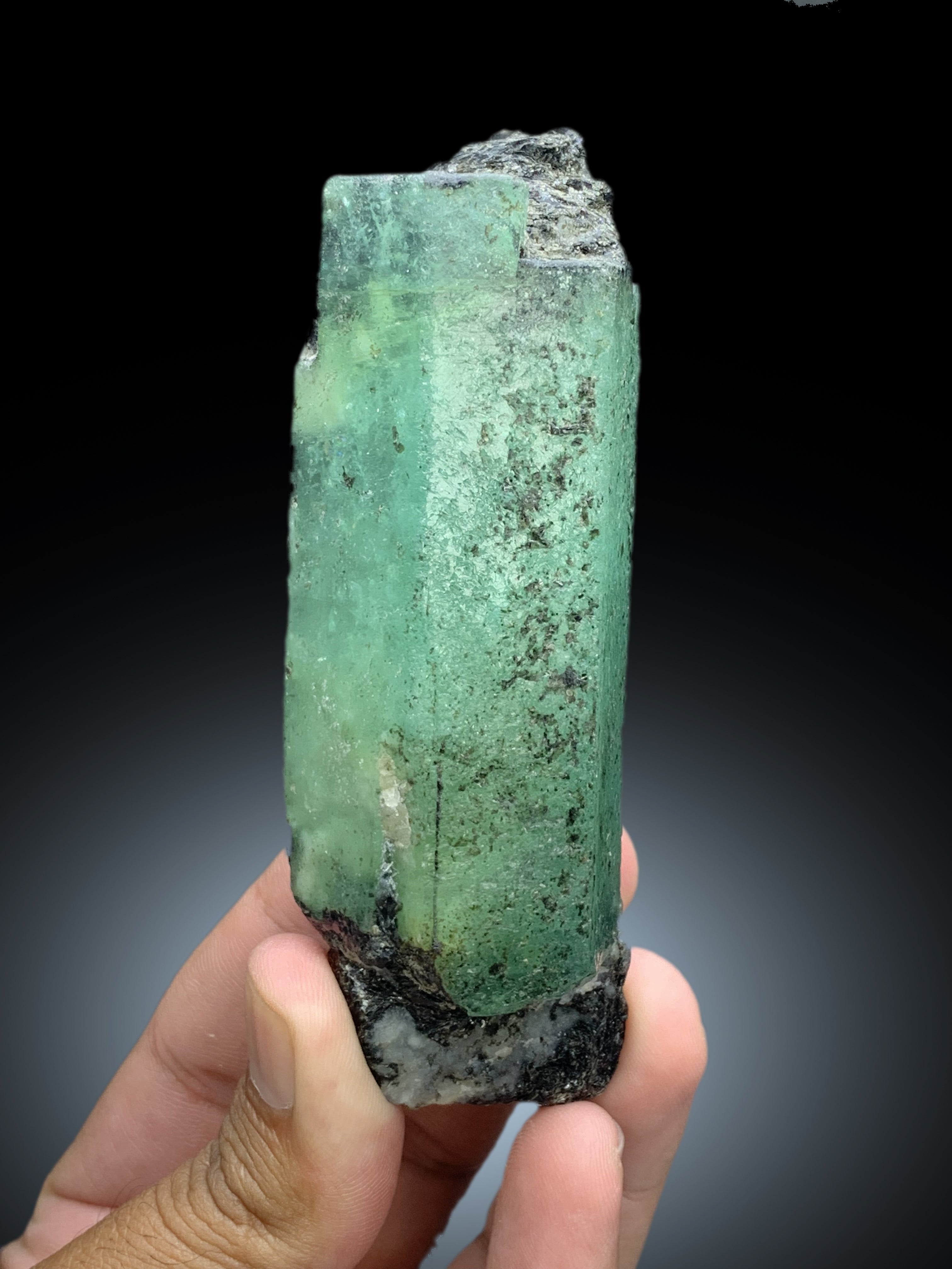 Museum Grade Lush Green Emerald Crystal from Chitral Pakistan - 251 gram