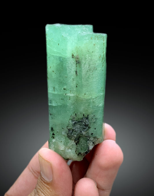 Exceptional Lush Green Emerald Crystal from Chitral Pakistan - 134 gram